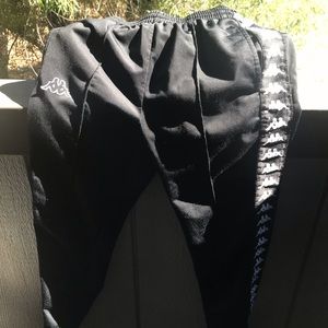 Black Kappa Track Pants